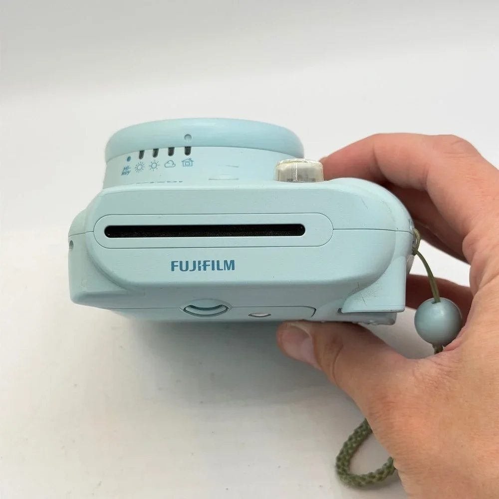 Fujifilm Instax Mini 8 and Mini 7+ Instant Film Camera Bundle Light Blue Case